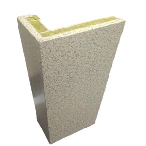 Panneau sandwich en laine de roche personnalisé, texture marbre, isolation murale extérieure, panneau décoratif, ignifuge, non métallique, contemporain - Product Image 2
