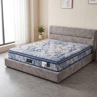 Matelas double ergonomique mousse mémoire gel pro ultra confortable, technologie fraîcheur, installation simple