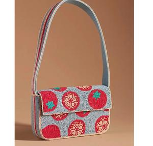 Elegante Bolso Bandolera Bordado a Mano con Cuentas de Semillas y Correa Ajustable, Diseñado para una Calidad Premium - Product Image 6