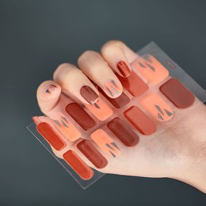 2021 New arrival jelly poly gel nail sticker