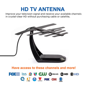 Antena de <span class=keywords><strong>TV</strong></span> digital HD aérea Yagi interior UHF VHF de alta ganancia Señal fuerte <span class=keywords><strong>para</strong></span> canales gratuitos 1080P - Product Image 3