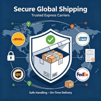 Solution de livraison express mondiale via DHL, UPS, FedEx, EMS, expédition de colis rapide, sûre et ponctuelle dans le monde entier pour les envois d'entreprises en ligne