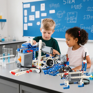 395 + Pcs Kỹ Thuật Khoa Học Đồ Chơi Thông Minh Robot Lập trình Xây Dựng Khối Thiết Lập Cơ Khí Trẻ Em Kỹ Thuật Giáo Dục Gốc Đồ Chơi - Product Image 6