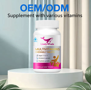 Lively WhaleComplete Multivitamine pour enfants avec vitamines et minéraux essentiels OEMODM <span class=keywords><strong>Source</strong></span> Factory Personnalisation de la marque privée - Product Image 2