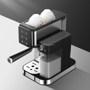 Cafetera Italiana Espresso con Vaporizador de Leche, 19 Bares, Acero Inoxidable, Electrodoméstico para el Hogar - Product Image 1