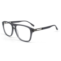 Lunettes de lecture carrées en acétate rayé, unisexes, monture complète, accents or et argent, monture légère, 4 couleurs au choix