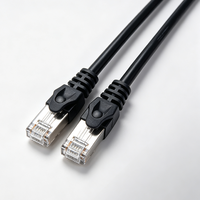 Câble Ethernet CAT5e SFTP double blindage, 250 MHz, 8 cœurs, RJ45 plaqué or pour routeur, commutateur, caméra de sécurité, OEM