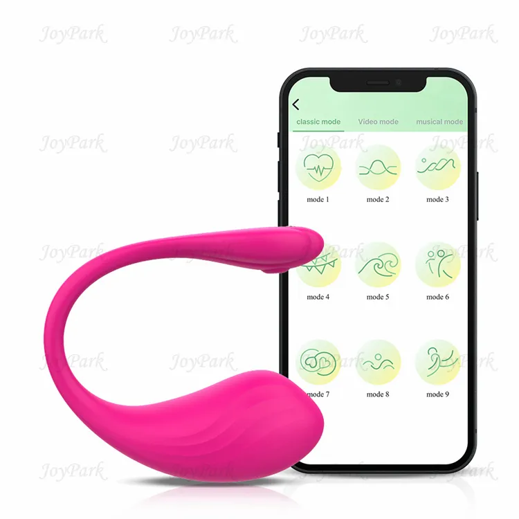 JoyPark新しいデザインワイヤレスGスポット弾丸膣スマートアプリコントローラーミニラブ振動リモートコントロールジャンプエッグバイブレーター