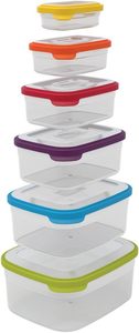 7pcs rainbow Food Storage Container Box <b>Set</b> Kitchen Accessories Safety Kids' <b>Lunch</b> Boxes - Product Image 2