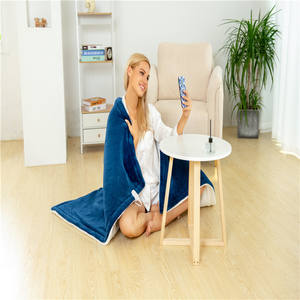 Luxury Flannel Fast Heating Single Control Electric <strong>Heated</strong> <strong>Throw</strong> Blanket <strong>UK</strong> US EU Plug 160 X 130cm - Product Image 3