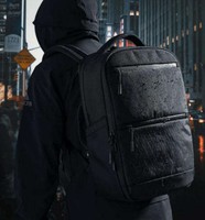 Sac à dos pour ordinateur portable de luxe imperméable antivol avec fermeture éclair unisexe en polyester Oxford avec port USB écologique léger pour étudiants