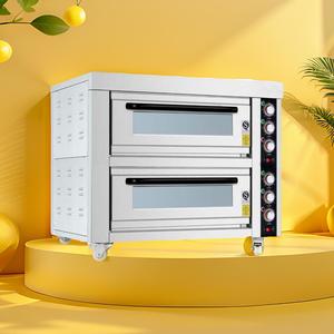 Tongmai thương mại Lò nướng điện đơn đôi hoặc ba lớp cho bánh sử dụng lò nướng lớn cho bánh Bánh Mì Bánh Pizza nướng - Product Image 3