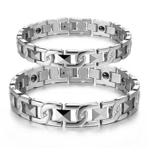 Custom Anti Tarnish Hypoallergenic <b>Silver</b> Plated Stainless Steel <b>Men's</b> Women's Luxury Diamond <b>Braceletes</b> <b>for</b> <b>Men</b> Women Children - Product Image 1
