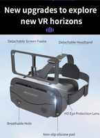 Casque 3D VR Lunettes 3D Lunettes de réalité virtuelle VR Casque pour Google carton 5-7 'Mobile avec boîte d'origine