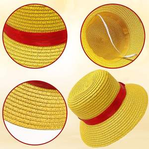 <span class=keywords><strong>Disfraz</strong></span> de Anime de <span class=keywords><strong>Luffy</strong></span>, el Mismo Chaleco y Sombrero de Paja, Traje de Cosplay para Niños y Niñas, Regalo Perfecto para Niños - Product Image 3