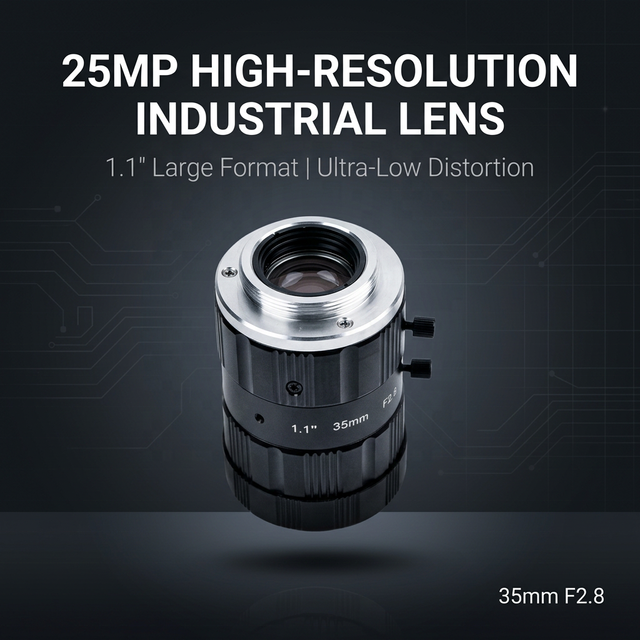 High-definition Industrial Fixed Focus Len 25MP 35mm C-mount Suitable for Machine Vision and Precision Measurement Equipment