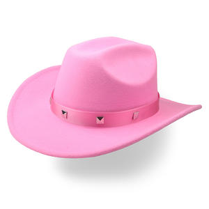 Chapeau de cowboy pour fête, mariage, musique, jazz, en polyester, style western, toutes saisons, réglable – Nouvelle arrivée en gros - Product Image 6