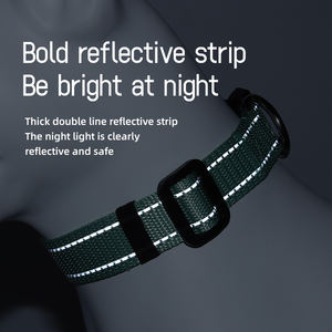 Vente en gros de colliers de luxe pour chiens en nylon avec logo personnalisé - Product Image 6