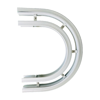Convoyeur flexible personnalisable en aluminium anodisé léger, résistant à la corrosion, pour la ligne pharmaceutique, avec rotation à 180 degrés