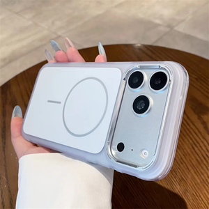 เคสใสแม่เหล็กสำหรับ iPhone ป้องกันเหลือง ผลิตจาก PC TPU พร้อม Air Cushion กันกระแทก สำหรับ iPhone 17 เคสใสแข็งแรง ปกป้องกล้อง - Product Image 1