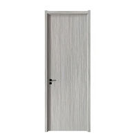 Porte en bois WPC étanche pour intérieur d'appartement, maison, hôtel, prix de gros