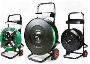 Chariot de distributeur de cerclage mobile de chariot à main d'emballage manuel en acier portatif pour la courroie d'ANIMAL FAMILIER de pp - Product Image 6