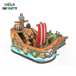 INFINITY Theme Park Family-Friendly Pirate Ship Adventure El favorito de los niños hecho de material de PVC duradero