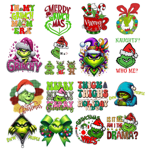 Conception personnalisée de la chaleur de Noël pour T-shirt DTF avec logo plastisol et matériau PET prêt pour le transfert - Product Image 6