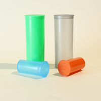 Flacon en plastique PP 13dr 19dr 30dr 60dr avec couvercle POP TOP pour bonbons et emballages alimentaires, résistant aux enfants, impression personnalisée