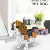 Mini-ensemble de blocs de construction pour chien, série de modèles d'animaux de compagnie à assembler soi-même, collection pour enfants et adultes, cadeaux et vente en gros