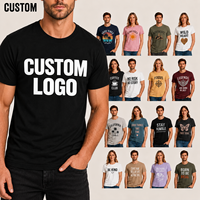 T-shirt unisexe surdimensionné en coton épais de haute qualité, style streetwear, personnalisable avec impression DTF/DTG