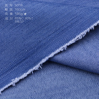 Usine En Gros 16 * 200D Imitation Denim Bambou 185gsm TC Stretch Coton/Polyester/Spandex Matériel Tissu pour Robes Manteaux
