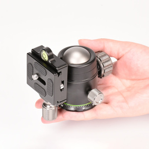 LanParte 360 °   Đầu xoay ba chân chụp toàn cảnh bằng hợp kim nhôm, dành cho máy ảnh DSLR & máy quay phim, kèm thanh trượt monopod - Product Image 2