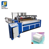 Máquina Rebobinadora Automática de Rollos de Papel Higiénico Controlada por PLC, con Caja de Cambios y Motor
