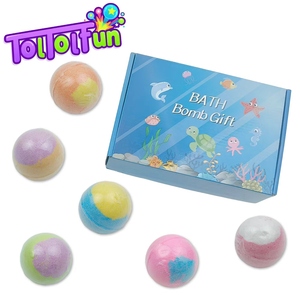 Bombas de Baño al por Mayor, Paquete de 24 Bolas Efervescentes Grandes con Ingredientes Orgánicos para Mujeres y Hombres, Hidratantes para Piel Seca, Regalo de Navidad - Product Image 1