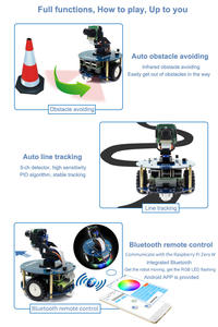 Waveshare AlphaBot2-Pi3 B+ EN -SKU-14803, Kit Pembuatan <span class=keywords><strong>Robot</strong></span> AlphaBot2 untuk <span class=keywords><strong>Raspberry</strong></span> <span class=keywords><strong>Pi</strong></span> 3 Model B+ - Product Image 5