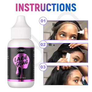 Oalen Vente en gros Ensemble dissolvant invisible pour colle de dentelle Outil de coiffure pour extensions de <span class=keywords><strong>cheveux</strong></span> résistant à l'huile - Product Image 4