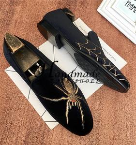 Leather shoes <b>man</b> - High-end style. One-piece new <b>velvet</b> breathable foot cover <b>loafers</b> for business attire shoes - Product Image 6