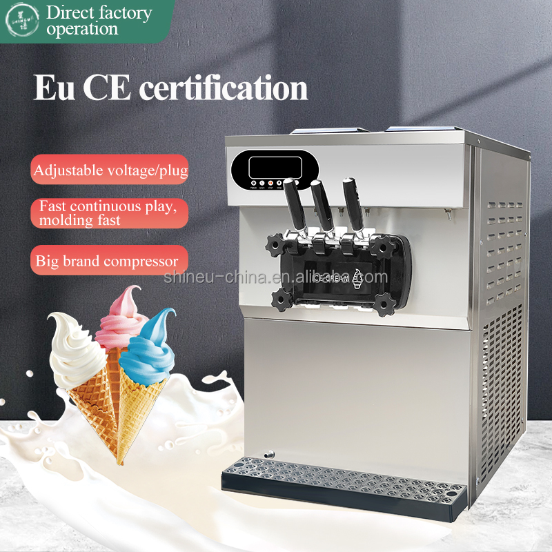 icecream様36翌日発送 XY-ZT965 Ice Cream Machine - Efficient 3 Flavor Soft Ice Cream Maker