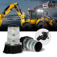 ECE 12 24 V LED Autodach-Flash-Beacon Licht Kranmaschine Strahllicht starkes magnetisches schraubmontage-Warnlicht