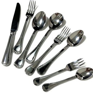 Ensemble de couteau, fourchette et cuillère en acier inoxydable DSF76, 3 pièces, couverts durables pour la maison - Product Image 6