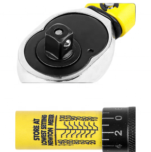 Juego de Llaves Dinamométricas de 3/8'' 10-140N.m, 5 Piezas, con Enchufe, Llave de Trinquete - Product Image 5