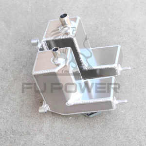 Réservoir de radiateur de refroidissement Fupower, intercooler, aluminium de haute qualité, capacité accrue de 30 % pour Polaris <span class=keywords><strong>RZR</strong></span> <span class=keywords><strong>Turbo</strong></span> 2016-2024 - Product Image 2