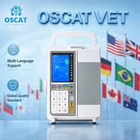 Pompe à perfusion péristaltique vétérinaire automatique OSCAT EX-710C avec batterie de 10 heures pour clinique vétérinaire et urgences