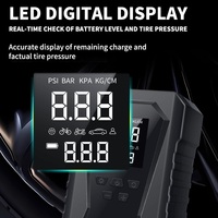 Portable Power Bank 12V chargeur de batterie au Lithium d'urgence voiture saut démarreur gonfleur de pneu lampe de poche d'urgence 1200A