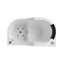 Mini baignoire intérieure SPA Massage par air Petite baignoire de luxe à LED pour 1 personne Fabrication de Chine