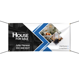 Custom Realtor <b>Banner</b> Signs NOW LEASING Advertising <b>Banner</b> 13oz Vinyl Polyester Mesh Sign - Product Image 1
