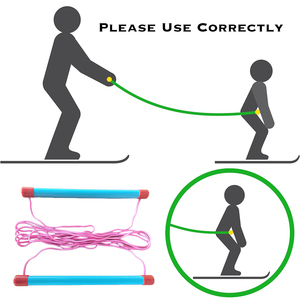 Corde de <span class=keywords><strong>ski</strong></span> pour enfants facile : apprenez le <span class=keywords><strong>ski</strong></span> en descente en toute sécurité avec une posture correcte - Amusant pour les parents et les enfants - Product Image 4