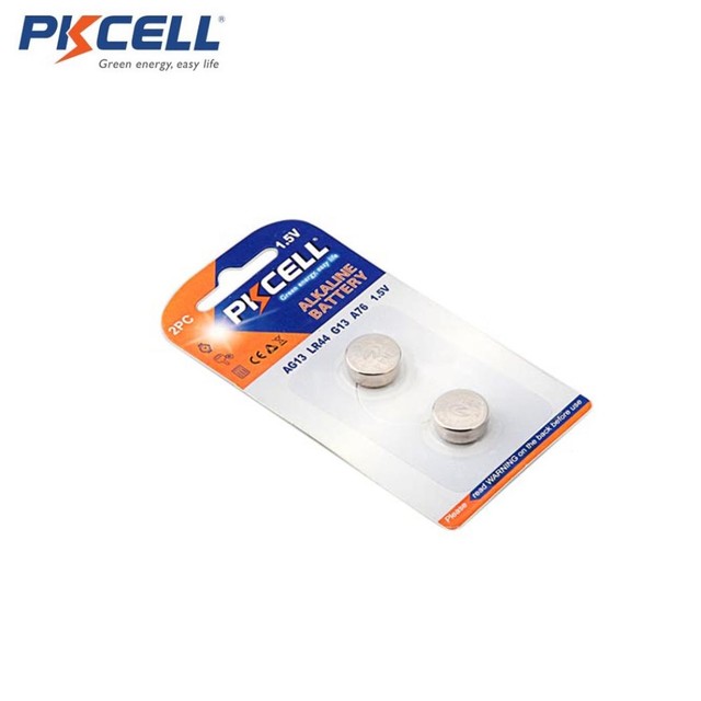 1.5V 0% Hg Alkaline Manganese Battery Cell AG13 LR44 Button Cell