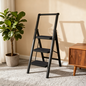 <span class=keywords><strong>Escalera</strong></span> Plegable Portátil Moderna de Acero, Ligera, con Peldaños, <span class=keywords><strong>para</strong></span> Uso Doméstico, Cocina y Garaje - Product Image 3